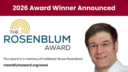 The Rosenblum Award - 2026 winner announced from ALPSP, AUPresses, NISO, SSP and STM